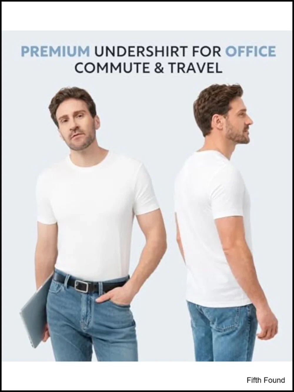 Men's Undershirts 3 Pack Crew Neck Quick Dry Bamboo Rayon Stretch T-Shirts
